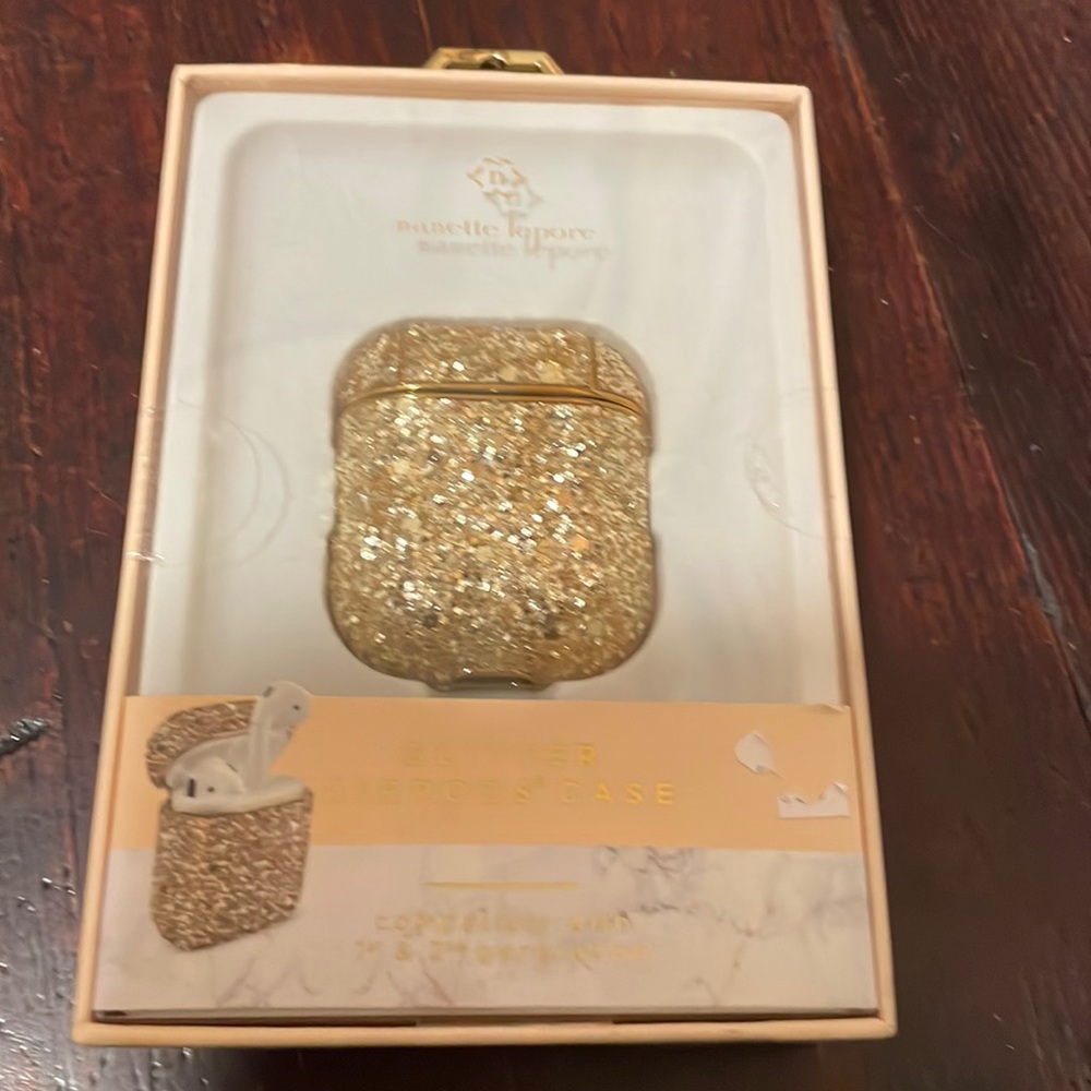 Nanette lepore Glitter AirPod case